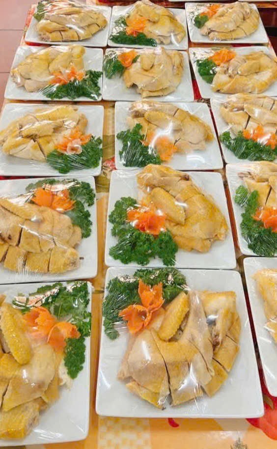 Gà hấp